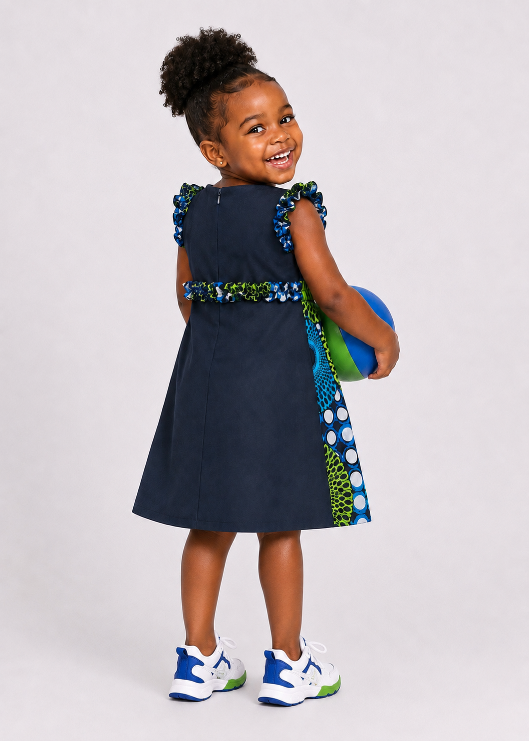 MIDNIGHT ORBIT BLOOM DRESS - MD2426356BL