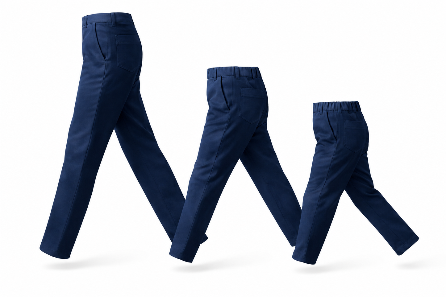 CLOTHES SHELF CLASSIC NAVY SMART TROUSERS (6 MTH - 16 YRS) - B708BBNVBL