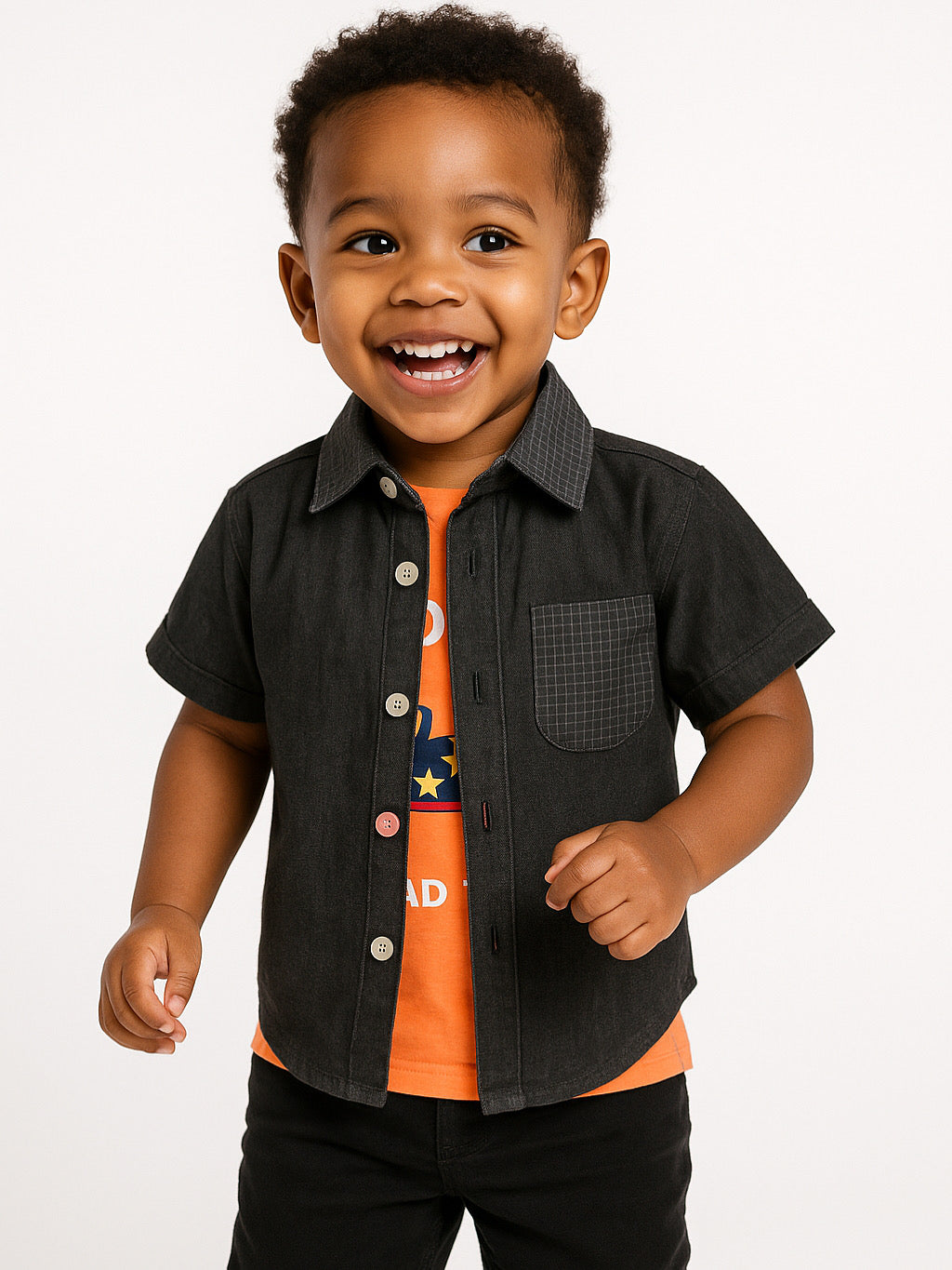 ORANGE ROAD TRIP TEE - B211ORG 12MTS-3YRS