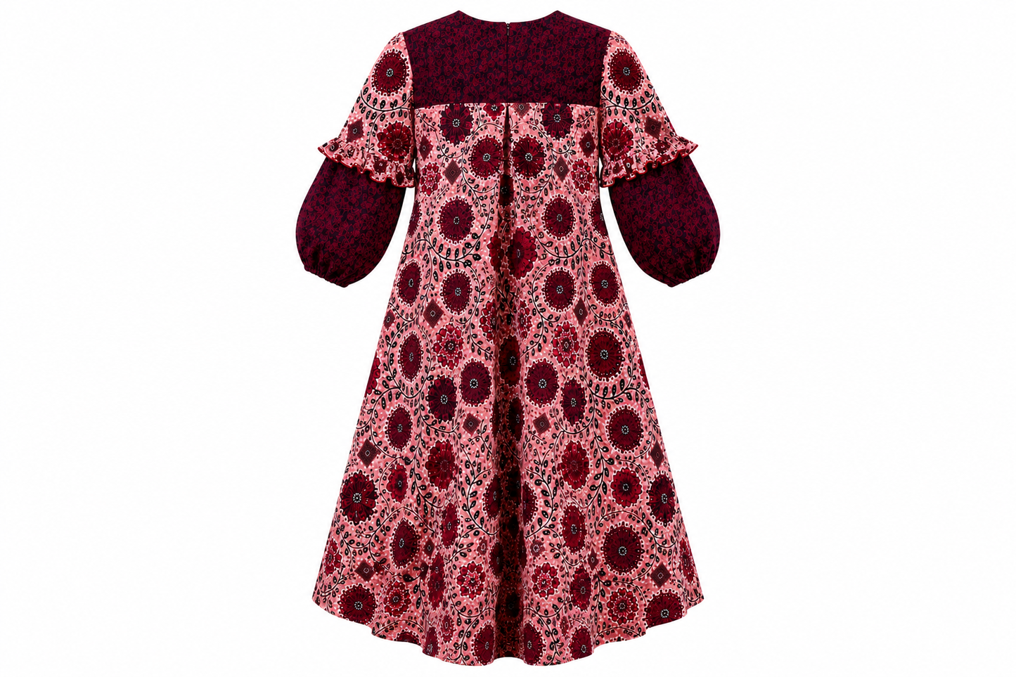 CHIDERA ROSEWOOD BLOOM HI-LO OMA DRESS - A80826CHRW