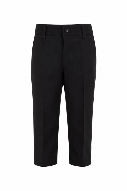 CLASSIC BLACK STURDY FIT BOYS TROUSERS - BB70513040BLK