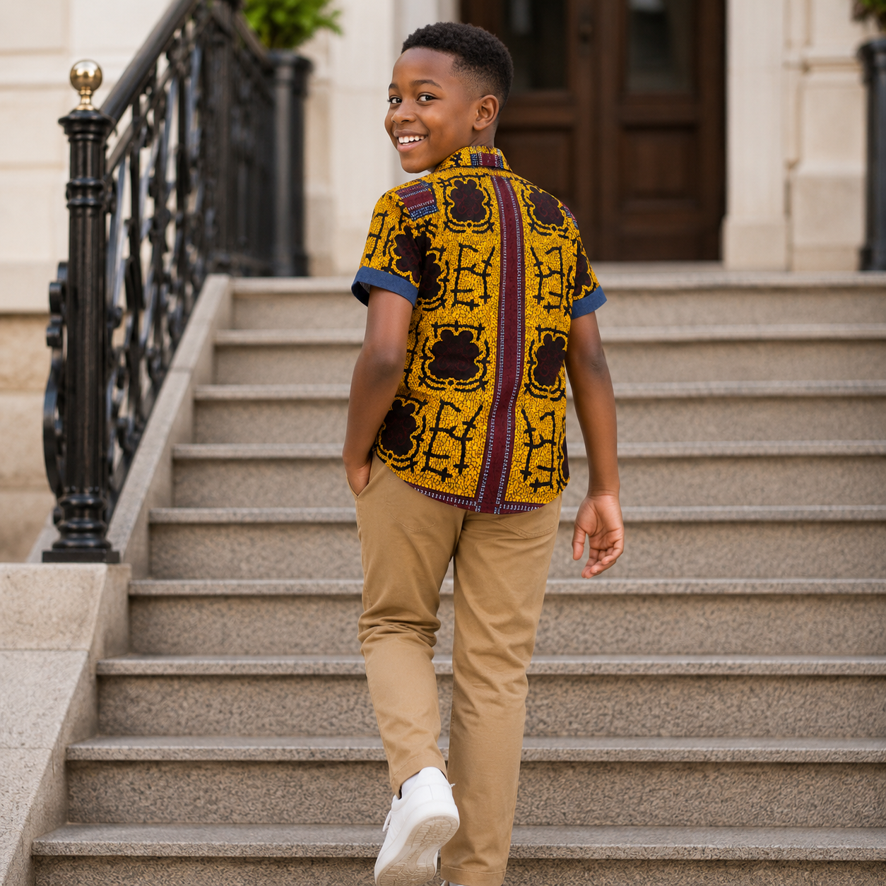 AYO HERITAGE EMBER CONTRAST SHIRT - MN325141WNMSTRD