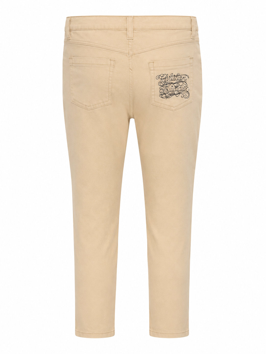 GIRLS EMBROIDERIED SLIM FIT TROUSERS - MS331CRM