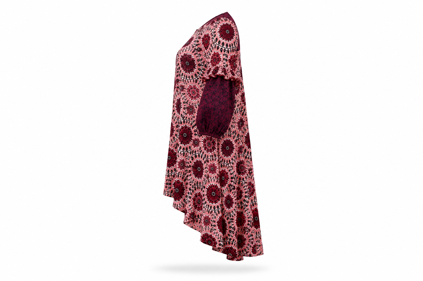CHIDERA ROSEWOOD BLOOM HI-LO OMA DRESS - A80826CHRW