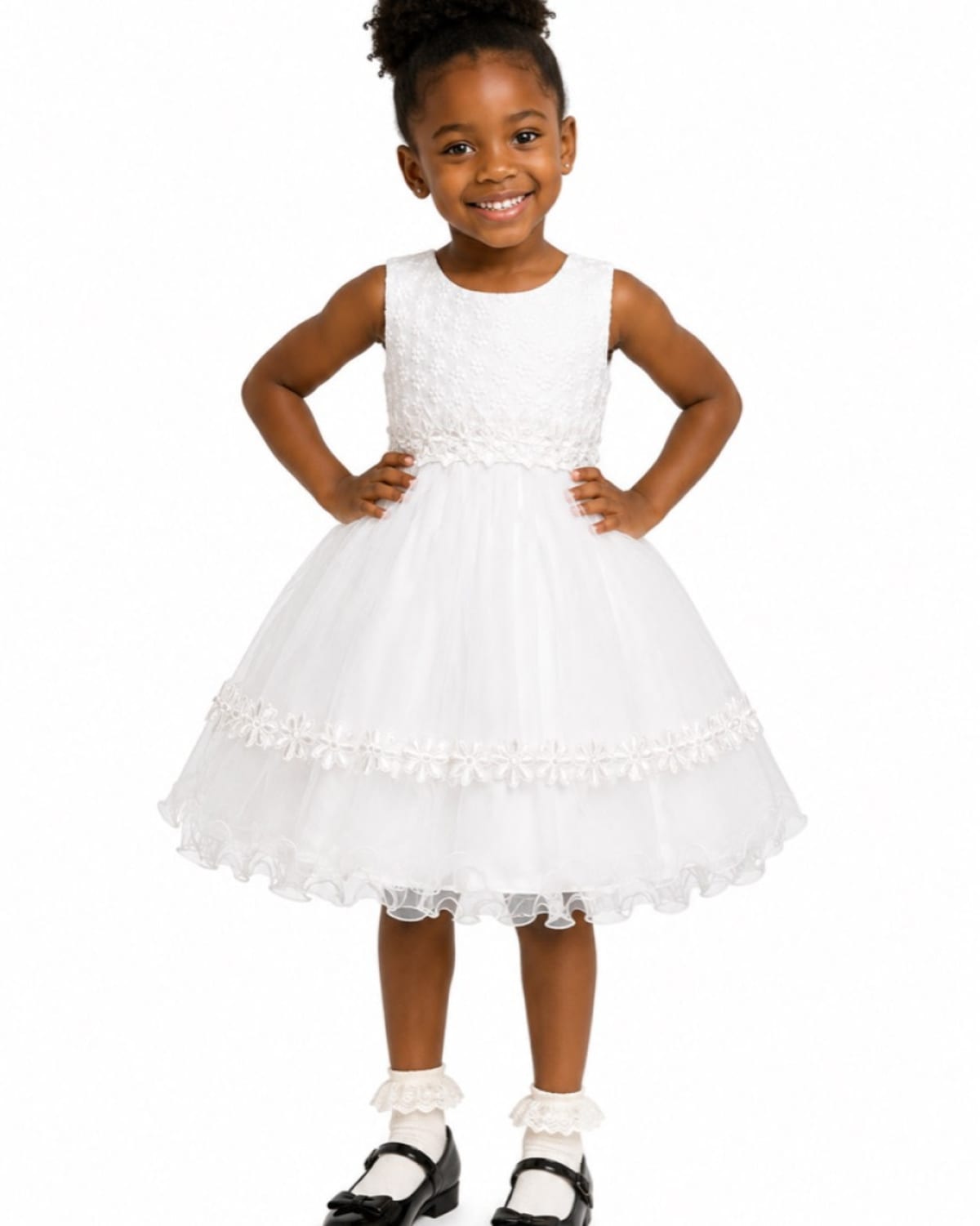 IVORY PETAL DRESS - MD13IVY