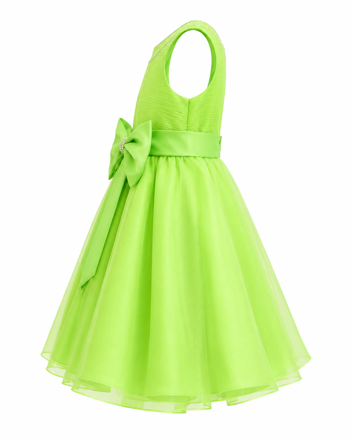 GREEN COCO BOW DELIGHT BALL GOWN- 373GRN