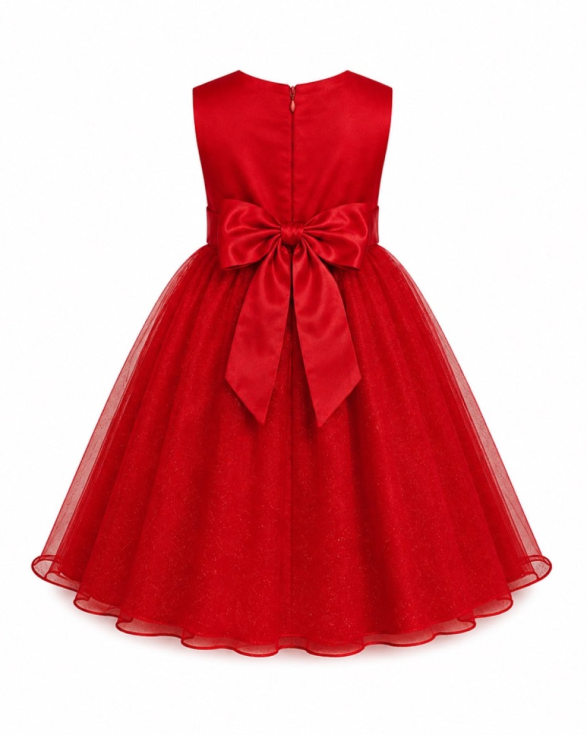 RED ZETA PARTY DRESS - MSDA2000RYRED