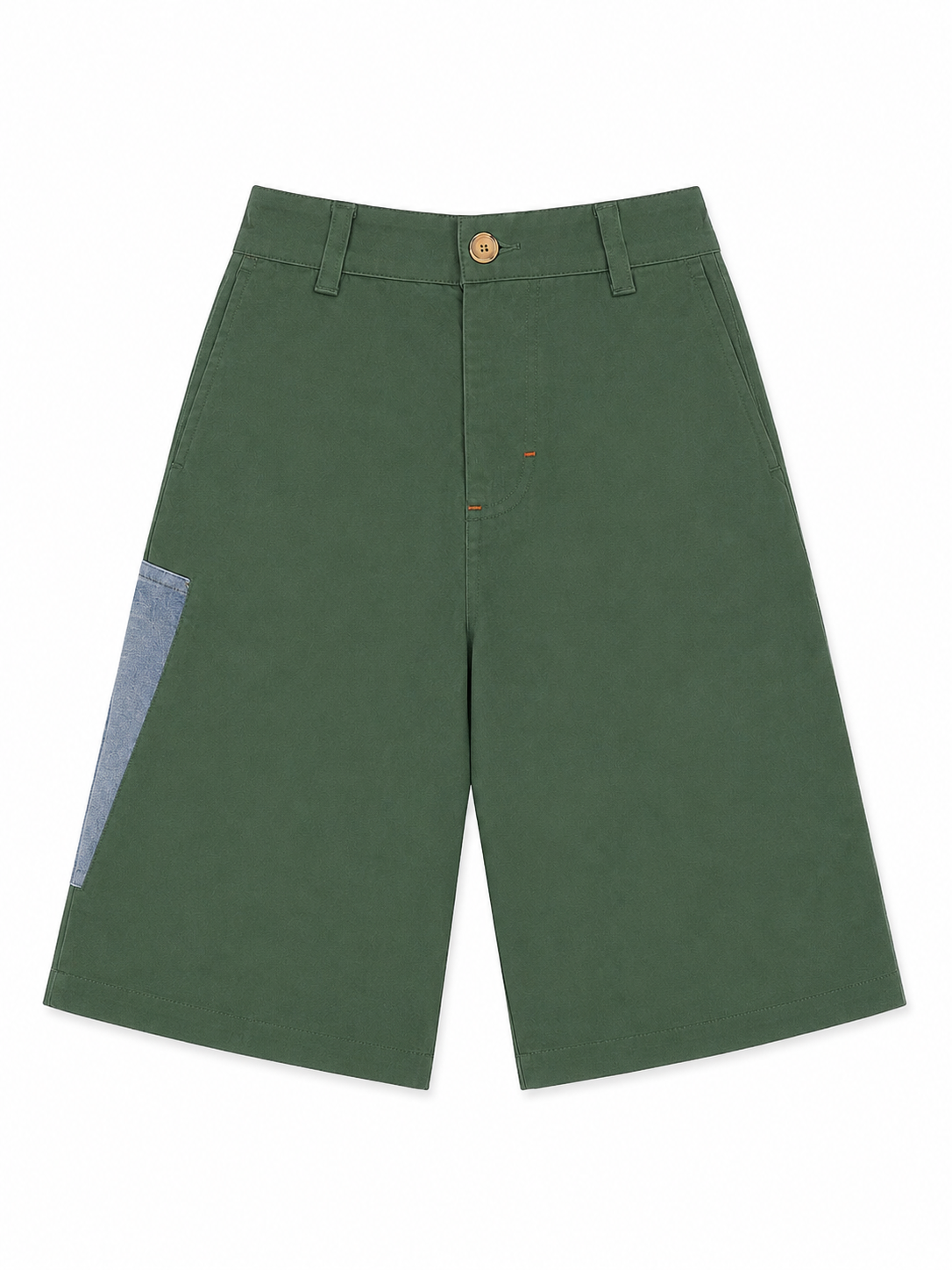 OLIVE GREEN TRAIL UTILITY CONTRAST SHORTS - B24915695OLGR