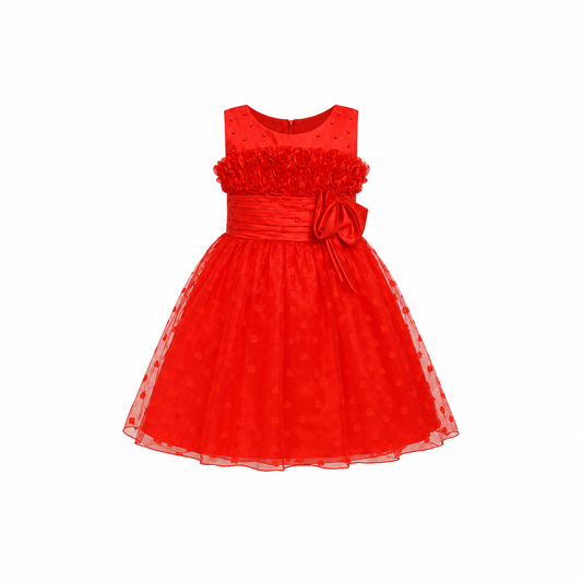 RUBY BLOSSOM PARTY DRESS MD6022RED 🌹8YR