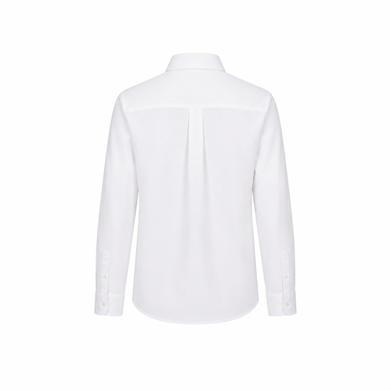 WHITE LONG SLEEVE DRESS SHIRT ( 1-18 YRS) - MSELWH980A