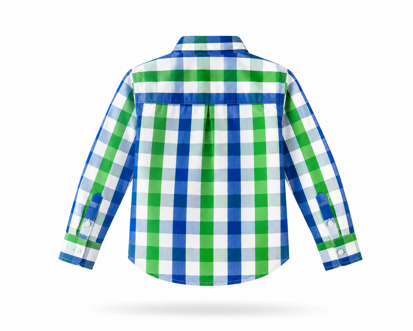 SOLO BOLD CHECK L/SL SHIRT MD1520 4-8YR