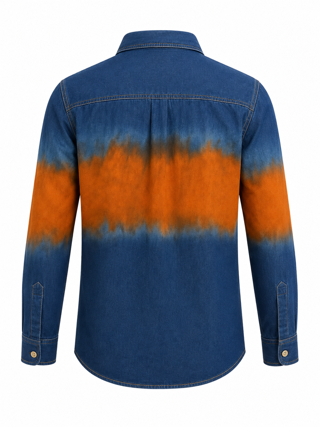 SUNSET WAVE TIE-DYE BUTTON - DOWN SHIRT H43624972 3-16YRS